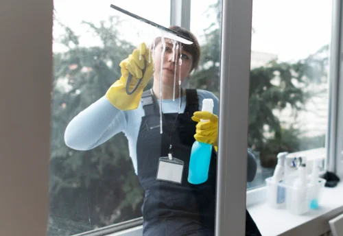 Nettoyage de vitres intérieures et extérieures à la Cresse
